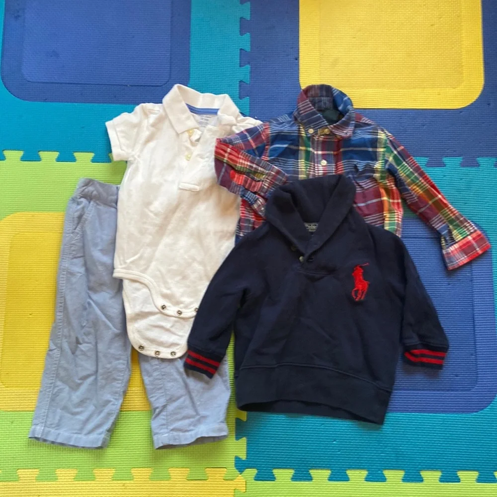 Polo Ralph Lauren 4 Piece Bundle 12 Months